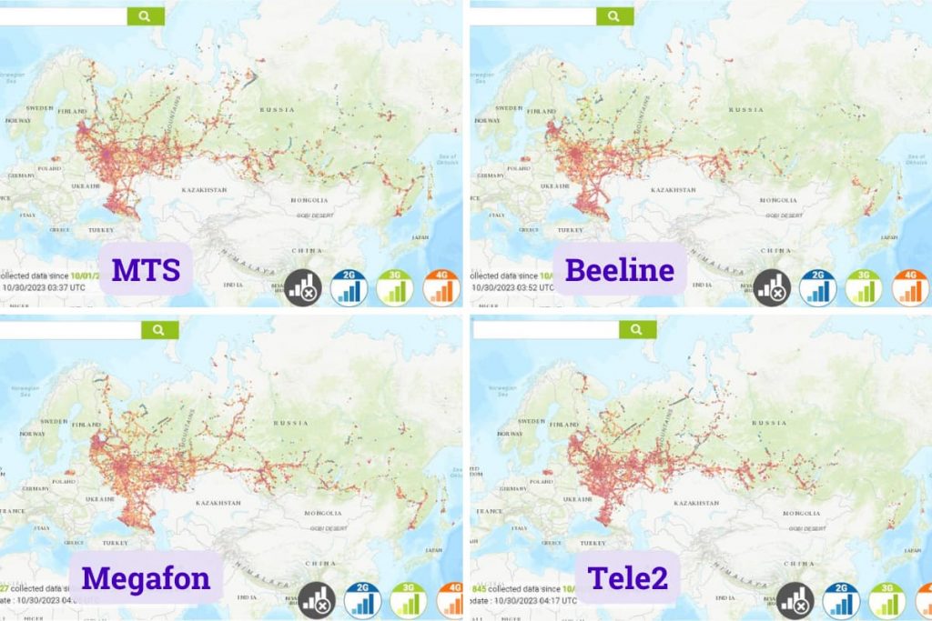 Mobile Internet in Russia - Coverage